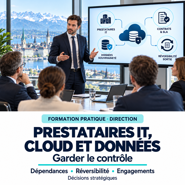 Formation Pratique - Directions - Prestataires IT, cloud et données : garder le contrôle